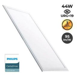 Barcelona Led - Panneau led slim 120X30 cm - Driver Philips - 44W - UGR19 Blanc Chaud - Blanc Chaud