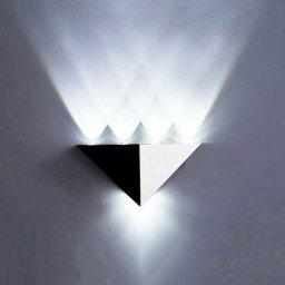 3000K/6500K led triangle applique 5W créatif aluminium lampe couloir allée club ktv bar fond mur
