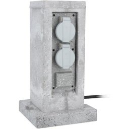 Borne jardin IP44 2x 16A + Programmateur câble H07RN