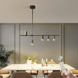 Lampada da pranzo, lampada a sospensione moderna a led dimmerabile aggiornata con superficie