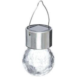 Atmosphera - Lampe solaire à suspendre inox D6 créateur d'intérieur - Argent