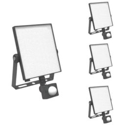 Projecteur led Connecté WiFi rgbw 20W IP44 avec Détecteur de Mouvement (Lot de 4) - rgbw