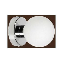Millumine - Applique Salle De Bain Globe En Verre Ip44 Coulisse - Blanc