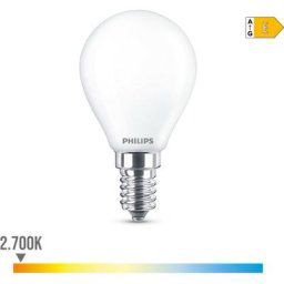 Ampoule led sphérique e14 6.5w 806lm 2700k lumière chaude ø4.5x8cm Philips