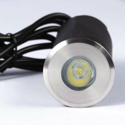 Spot led extérieur à enterrer 1,5W (20W) 12V - Blanc Chaud 3000K