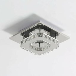 Cristal led Plafonnier Plafonnier Cristal Lampe En Acier Inoxydable K9 Moderne Encastré Luminaire