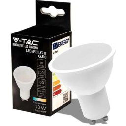 V-tac - pro VT-271 Ampoule spot led puce samsung smd 10W GU10 100° blanc froid 6500K satiné - sku