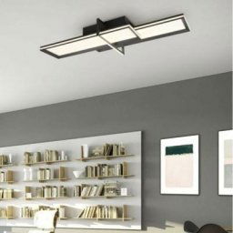 Plafonnier Charleston Anthracite 1x21W smd led - Gris