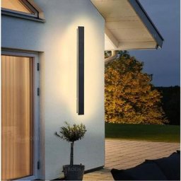 Applique Murale Longue Villa Applique Murale Noire Applique Murale Extérieure led Aluminium