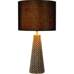 Lucide - Lampe de table - 1xE27 - Noir extravaganza velvet