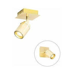 Ducha - Applique et plafonnier Moderne - 1 lumière - l 10 cm - Doré/Laiton - Moderne - Salle de