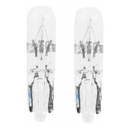 2x ampoule 12V 1,2W T5 W2x4,6D transparent wedge voiture tracteur remorque moto