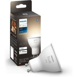 Philips - Hue White, ampoule led Connectée GU10, Compatible Bluetooth, fonctionne avec Alexa,