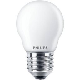 Corepro LEDluster E27 Boule Dépolie 6.5W 806lm - 840 Blanc Froid Équivalent 60W - 4000K - Blanc