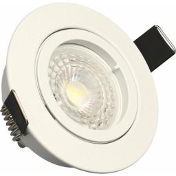 Arlux - Lighting Lot 3 Spots blanc encastrables Orientables saphyr GU10 5W 380lm Blanc Neutre