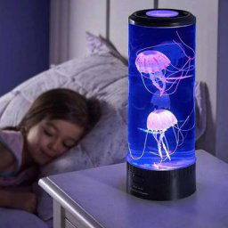 Lampe méduse à led, lampe à lave méduse, lampe d'ambiance colorée pour aquarium, lampe méduse ronde