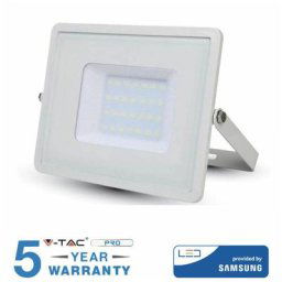 Projecteur à led smd V-tac samsung 10W 20W 30W 50W 100W 150W slim outdoor IP65-30W Cool