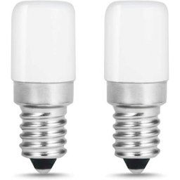 Lot de 2 Lampe E14 led Ampoule pour Réfrigérateur / 1.5 w - Puissance équivalente à une Lampe de 15