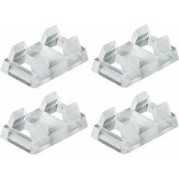 Cyclingcolors - 4x Clip de connexion pour assembler deux grilles optiques paraboliques plastique
