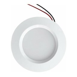 Leclubled - Spot led Encastrable 55mm Compact Blanc 3W DC12V Équivalent 25W - Blanc Chaud 3000K