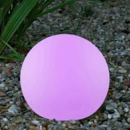 Boule lumineuse flottante 40 solaire led rgb avec télécommande ø40x35cm - Moovere