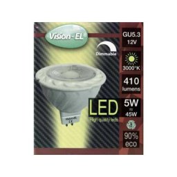 Spot led 5W 12V à culot MR16 blanc chaud dimmable