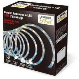 Cordon lumineux électrique bleu 18 mètres - bleu
