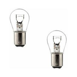 2x ampoule 6V 21/5W BAY15D transparent gros globe double filament tracteur moto