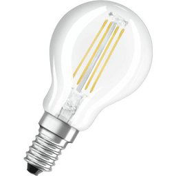 Led sphérique clair filament 6.5W E14 - Transparent - Osram