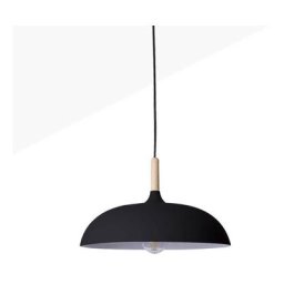 Suspension moderne ronde mela E27 Noir - Noir