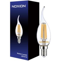 Lucent led E14 Flamme Bougie Filament Claire 4.5W 470lm - 827 Blanc Très Chaud Dimmable