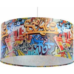 Bps Koncept - Suspension kids 019-30 - Rond ø 40 cm - Multicolore, blanc