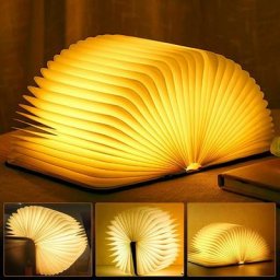 Lampe de livre à led, lampe de livre pliable, lampe d'ambiance à led, blanc chaud, rechargeable par