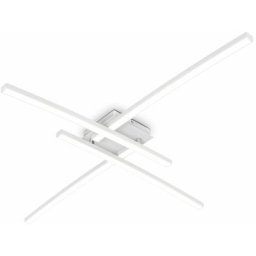 Plafonnier moderne 20W pivotant 3000K blanc chaud blanc 2200 lumen platine led
