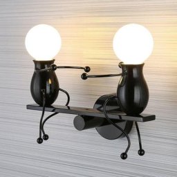 Stoex - Applique Murale Moderne Lampe Murale Créatif Simplicité Design Douille E27 pour Chambre