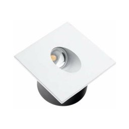 Optonica - Spot led 3W Encastrable pour Escalier Carré Blanc ac 220-240V Blanc Chaud 3000K