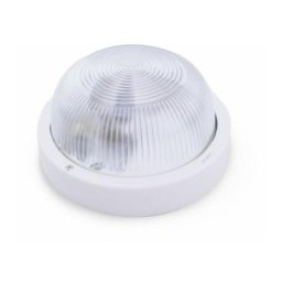 GSC - Applique murale ronde en thermoplastique E27 blanc 0700646