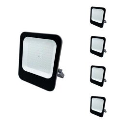 Projecteur Extérieur LED 150W IP65 Noir (Pack de 5) - Blanc Neutre 4000K - 5500K - Blanc Neutre