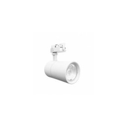 Silamp - Spot led sur Rail 30W 80° Compact Monophasé blanc - Blanc Neutre 4000K - 5500K - Blanc