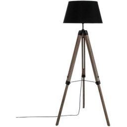 Atmosphera - Lampadaire trépied - h 145 cm - Noir - Livraison gratuite - Noir
