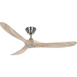 Ventilateur de plafond Casafan 315216 eco genuino 152cm bois massif naturel / chrome satiné