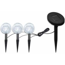 Lampes de jardin led solaires 3 pcs avec piquet de sol Vidaxl n/a