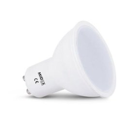 Miidex Lighting - Ampoule led GU10 6W 120° blanc-froid-6500k - non-dimmable