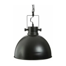 Silumen - Suspension en Métal Noir 30cm pour Ampoule E27 - Noir Noir