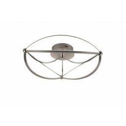 Plafonnier Charivari Nickel Mat 1x42W smd led - Gris