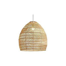 SVKBJROY Suspension, Lampe en Rotin Pendentif Lumière Vintage Abat-Jour Suspendu E27 Salle à Manger