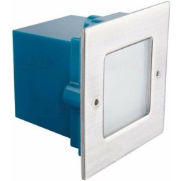 Applique encastrable led extérieure étanche carré 0,6W - Blanc Chaud 3000K