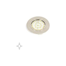 Emuca - Applique led pour meuble, diamètre 65 mm, à encastrer, aucun convertisseur nécessaire,