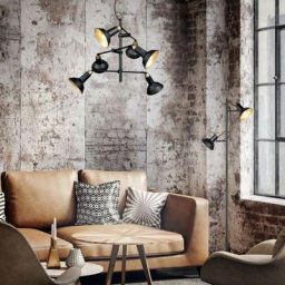 Trio Lighting - Suspensions Roxie 6x10W E14 Noir Mat - Noir