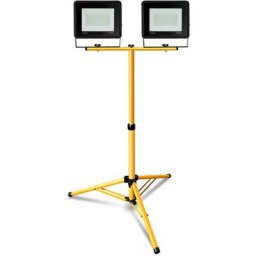 Swanew - Projecteur de chantier led avec trépied IP66 Jardin Projecteur led extérieur Spot 2X50W